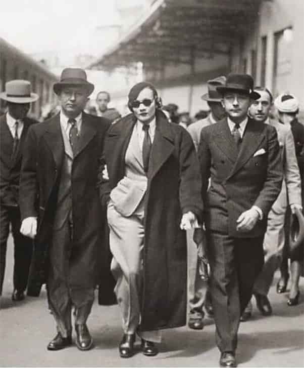 Marlene Dietrich Is Detained