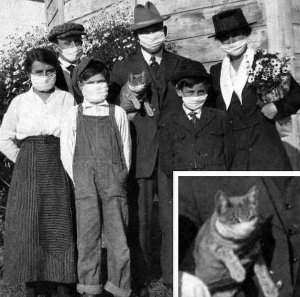 Spanish Flu 1918. Family Portrait