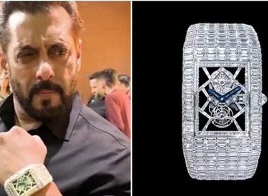 سلمان خان کی کلائی پر سیکڑوں ہیروں سے مزین گھڑی کی قیمت کیا ہے؟ سلمان خان کی کلائی پر سیکڑوں ہیروں سے مزین گھڑی کی قیمت کیا ہے؟