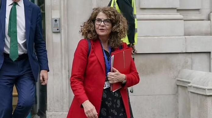 چوری کے واقعات میں اضافے پر تقریر کے دوران برطانوی چوری کے واقعات میں اضافے پر  تقریر کے دوران برطانوی محکمہ پولیس کی وزیرکا پرس چوری