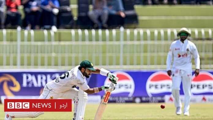 پاکستان اور بنگلہ دیش کے پہلے کرکٹ ٹیسٹ میچ پر سمیع  چوہدری کی تحریر: ’جو فیصلہ شانتو کو مہنگا پڑا‘ - BBC News اردو