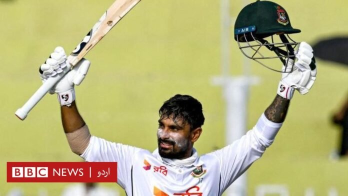 پاکستان بمقابلہ بنگلہ دیش: خرم شہزاد کی چھ وکٹیں مگر لٹن داس ’ساری ہیڈلائنز چُرا گئے‘ - BBC News اردو